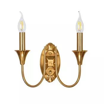 бра ARTE LAMP Collonetta E14 2х40Вт металл медь