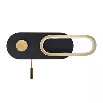 бра ARTE LAMP Lucas LED 1х10Вт металл черный