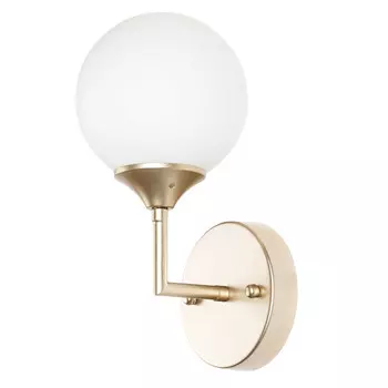 бра ARTE LAMP Marco E14 60Вт металл стекло белый