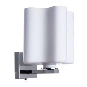 бра ARTE LAMP Serenata E27 1х40Вт металл серый