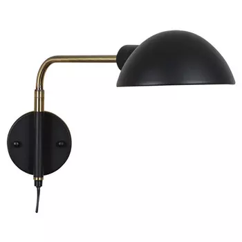 бра ARTE LAMP Zetta E27 1х60Вт металл черный