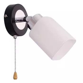 бра CAIMAN Satoi E14 1x60 стекло, хром