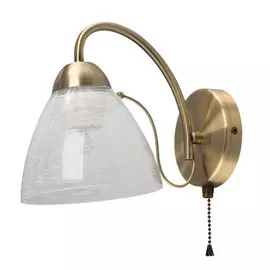 бра De CITY Блеск 1х40Вт E27 бронза белый