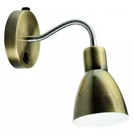 бра Dorm 1х40Вт E14 230В металл гальванизированный полимерный материал античная бронза