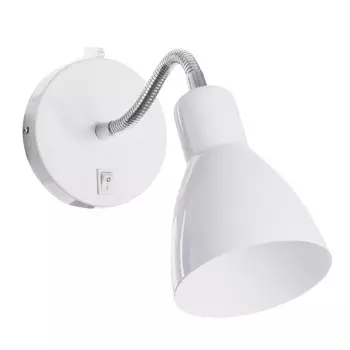 бра Dorm 1х40Вт E14 230В металл крашеный пластик белый