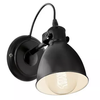 бра EGLO Priddy 1х40Вт E27 сталь черный