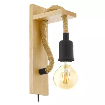 бра EGLO Rampside 1х28Вт E27 черный