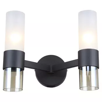 бра ESCADA Avany 2х40Вт Е14 черный белый