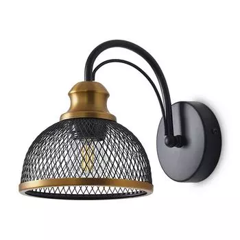 бра FREYA Caz E27 1х60Вт черный