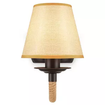 бра FREYA Corda E14 3х40Вт коричневый