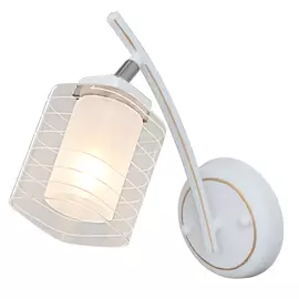 бра LAMPLANDIA Elefant 1х40Вт E14 металл белый