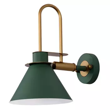 бра LAMPLANDIA Green capri 1х40Вт металл зеленый