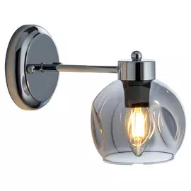 бра LAMPLANDIA Gutgin 1х40Вт Е14 металл хром