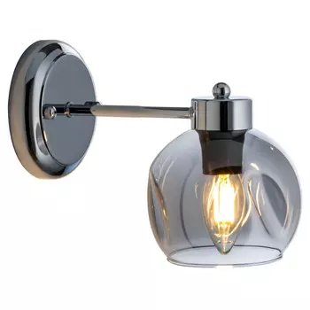 бра LAMPLANDIA Gutgin 1х40Вт Е14 металл хром