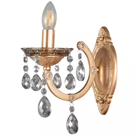 бра LAMPLANDIA Helda 1х40Вт E14 металл золотая