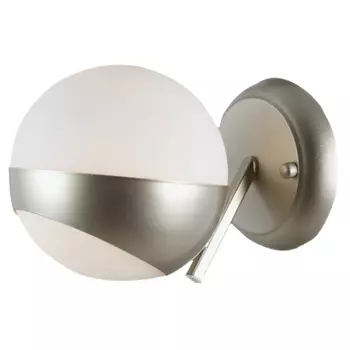 бра LAMPLANDIA Maardu 1х40Вт E14 металл бежевая