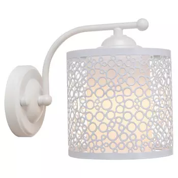 бра LAMPLANDIA Pablo E27 1х40Вт металл белая