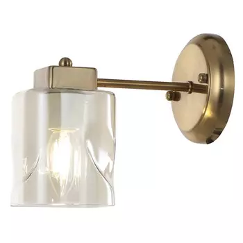 бра LAMPLANDIA Ryubetsal 1х40Вт Е14 металл золотая