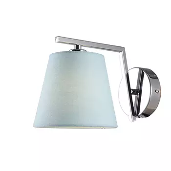 бра LAMPLANDIA Valley 1х40Вт E14 металл хром