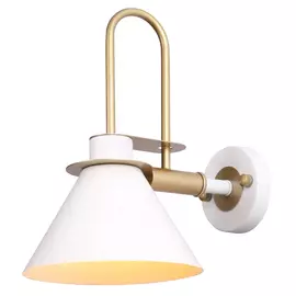 бра LAMPLANDIA White capri 1х40Вт металл белый