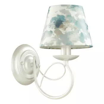 бра LUMION Fleur E14 1х40Вт металл белый