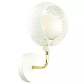 бра Lumion Noelle 1х40Вт E14 металл белый