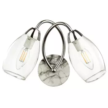 бра LUMION Romeo E14 2х40Вт металл хром