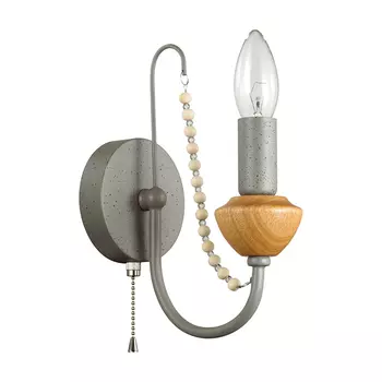 бра LUMION Zula E14 1х60Вт серый