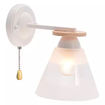 бра RIVOLI Theothila 1х60Вт Е27 белый светлое дерево