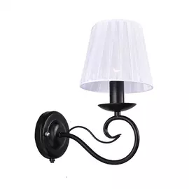 бра РОССВЕТ Танго 1х60Вт Е14 металл черный