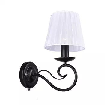 бра РОССВЕТ Танго 1х60Вт Е14 металл черный