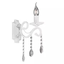 бра РОССВЕТ Варс 1х40Вт Е14 металл белый