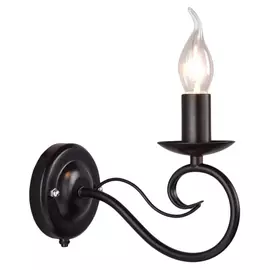 бра РОССВЕТ Вильям 1х60Вт Е14 металл черный