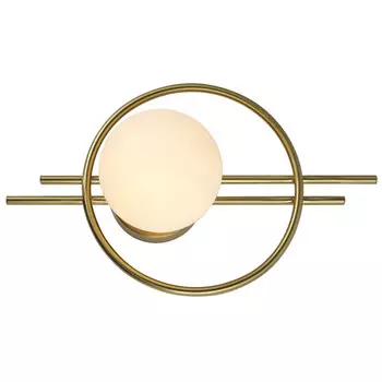 бра SCHAFFNER Faja E14 15Вт стекло металл медь