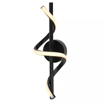 бра светодиодная SCHAFFNER Gaita 26Вт пластик мелалл чёрный