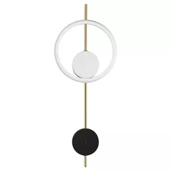 бра светодиодное LUMION Ledio LED 13Вт белый чёрный золотой