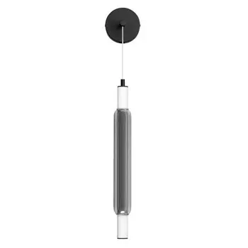 бра светодиодное LUMION Ledio LED 15Вт стекло металл черный дымчатый