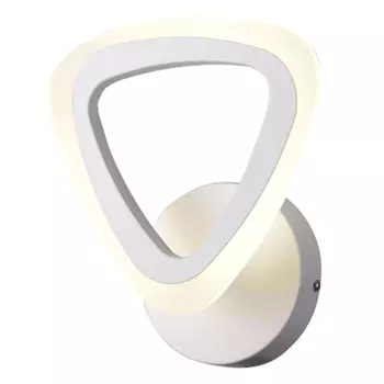 бра светодиодная SCHAFFNER Real 14Вт пластик металл белый