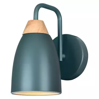 бра TOPLIGHT Kerri 1х40Вт E27 металл дерево зеленый