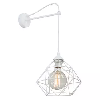 бра VITALUCE Anemone 1x40Вт E27 металл белый