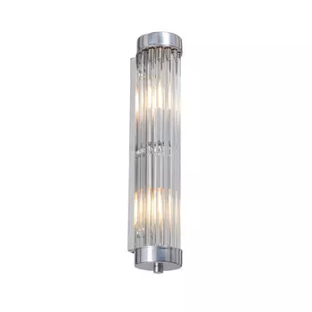 бра VITALUCE Dark E14 2х40Вт хром стекло