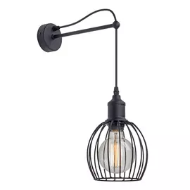 бра VITALUCE Jessica 1х60Вт Е27еталл черный