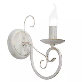 бра VITALUCE Mendi 1х60Вт Е14 металл белое