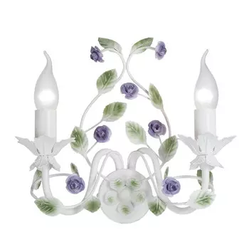 бра VITALUCE Moon E14 2х40Вт белый