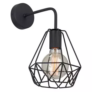 бра VITALUCE Thrush 1x40Вт E27 металл черный