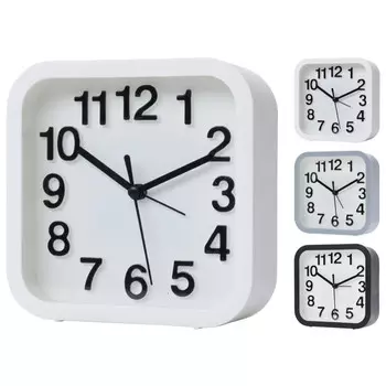 будильник KOOPMAN 132х52х132мм в ассортименте полистирол