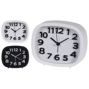 будильник KOOPMAN 140х100мм в ассортименте полипропилен