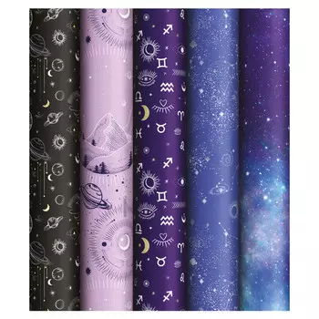 бумага упаковочная 70х100см ArtSpace Космическое путешествие в асс-те