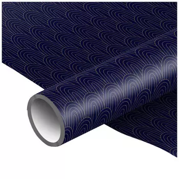 бумага упаковочная 70х100см Dark blue синий
