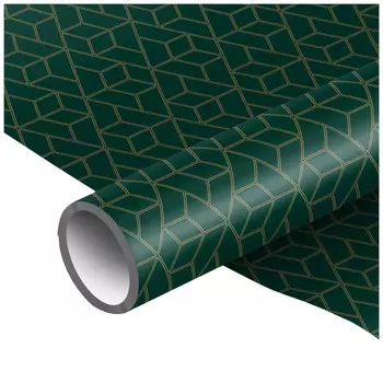 бумага упаковочная 70х100см Dark green зеленый